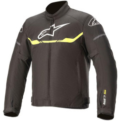 Bunda T-SPS WATERPROOF, ALPINESTARS (černá/žlutá fluo)